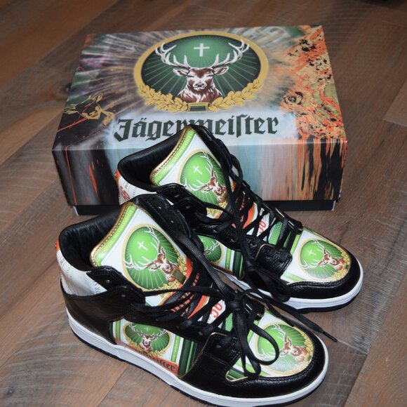 NEW Jagermeister Garrixon Studios HIGH Top Sneakers Shoes  display picture 3
